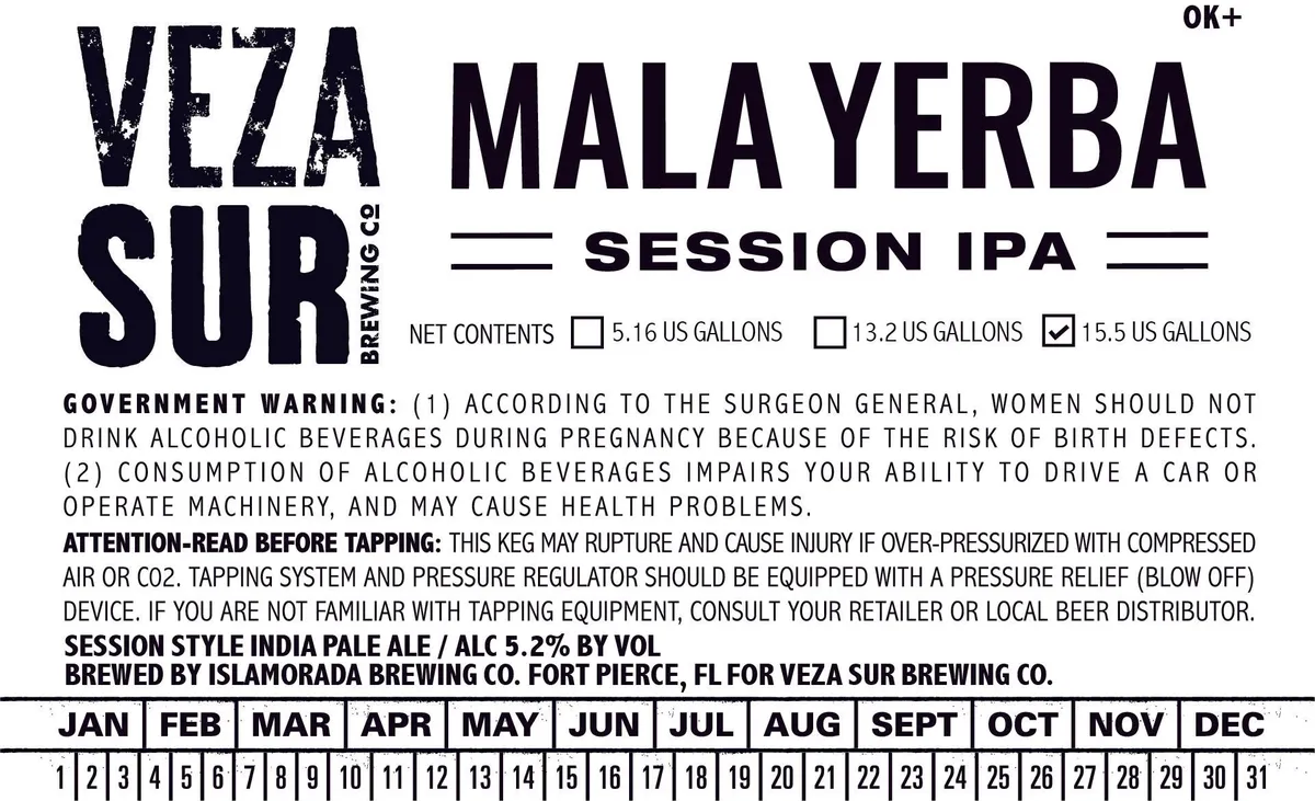 Mala Yerba label art — MALA YERBA