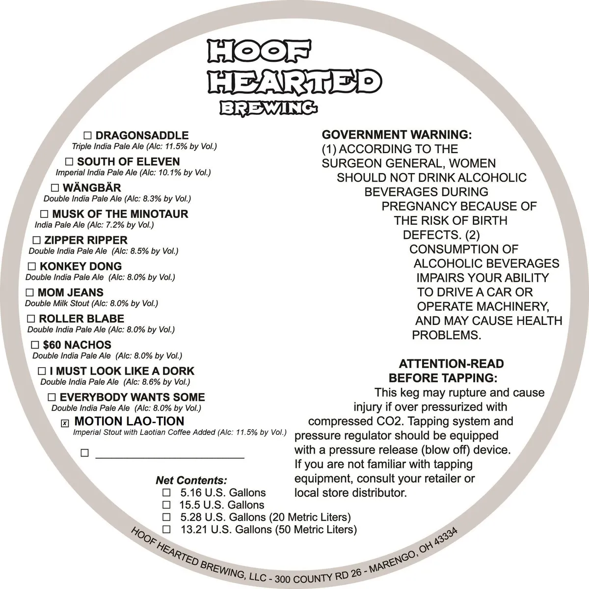 Motion Lao-Tion label art — MOTION LAO-TION