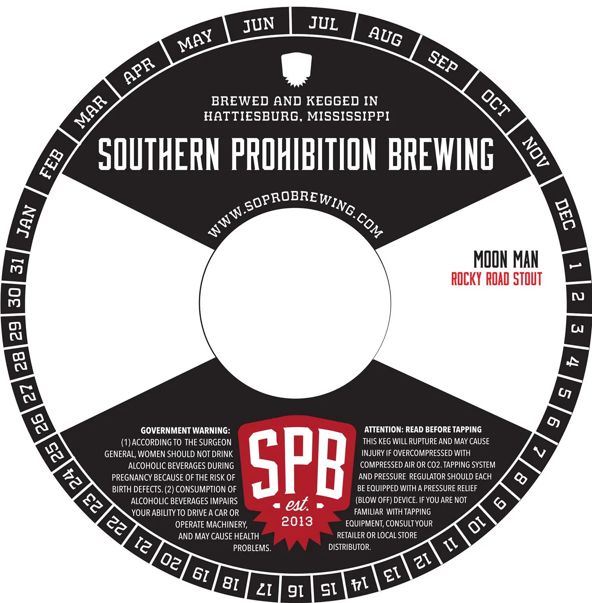 Moon Man label art — SOUTHERN PROHIBITION BREWING