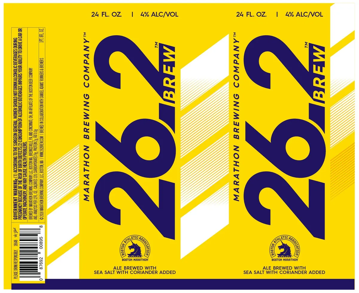 26.2 label art — MARATHON BREWING