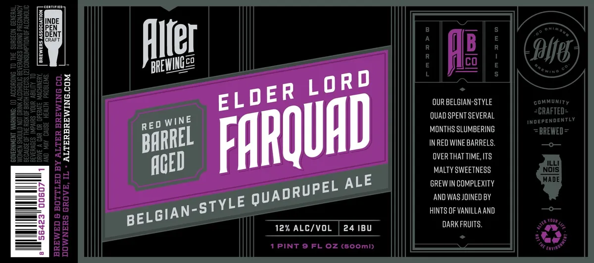 Elder Lord Farquad label art — ELDER LORD FARQUAD
