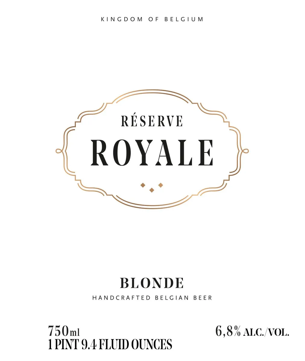 Réserve Royale Blonde label