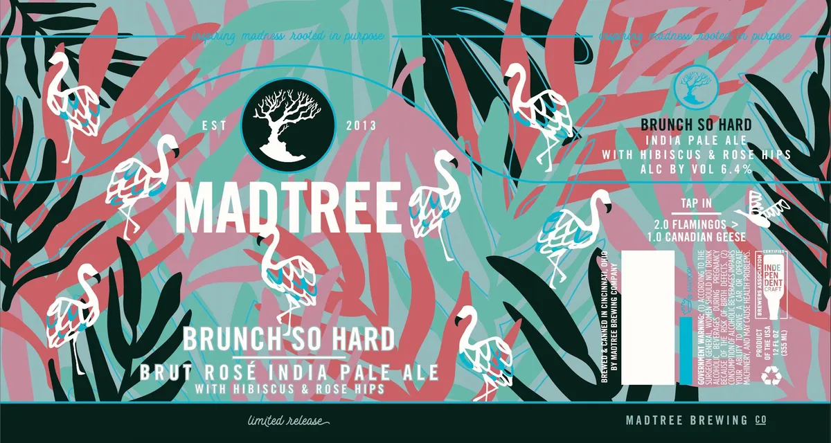 Brunch So Hard label art — MADTREE BREWING COMPANY