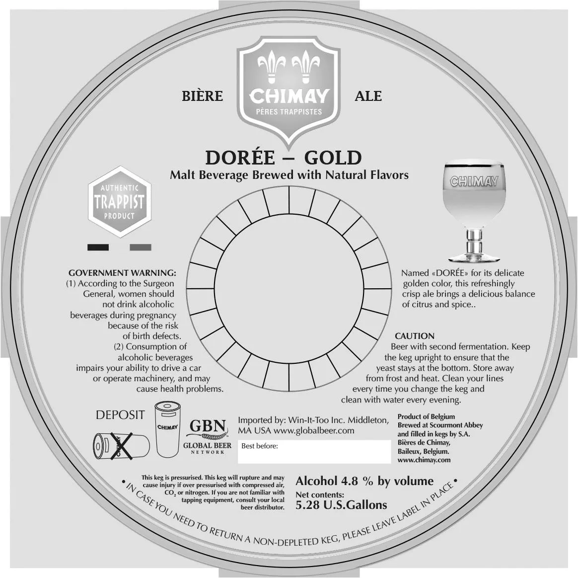 Dorée Gold label