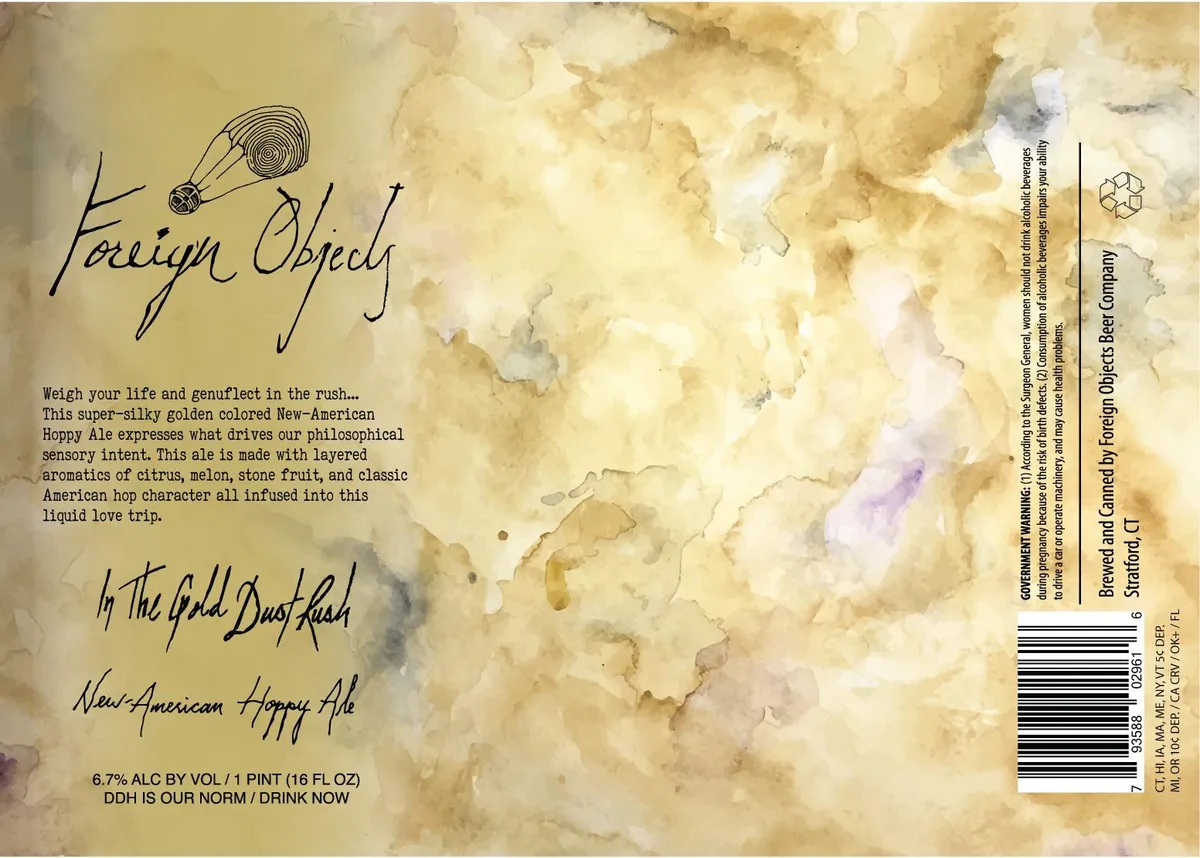 In The Gold Dust Rush label