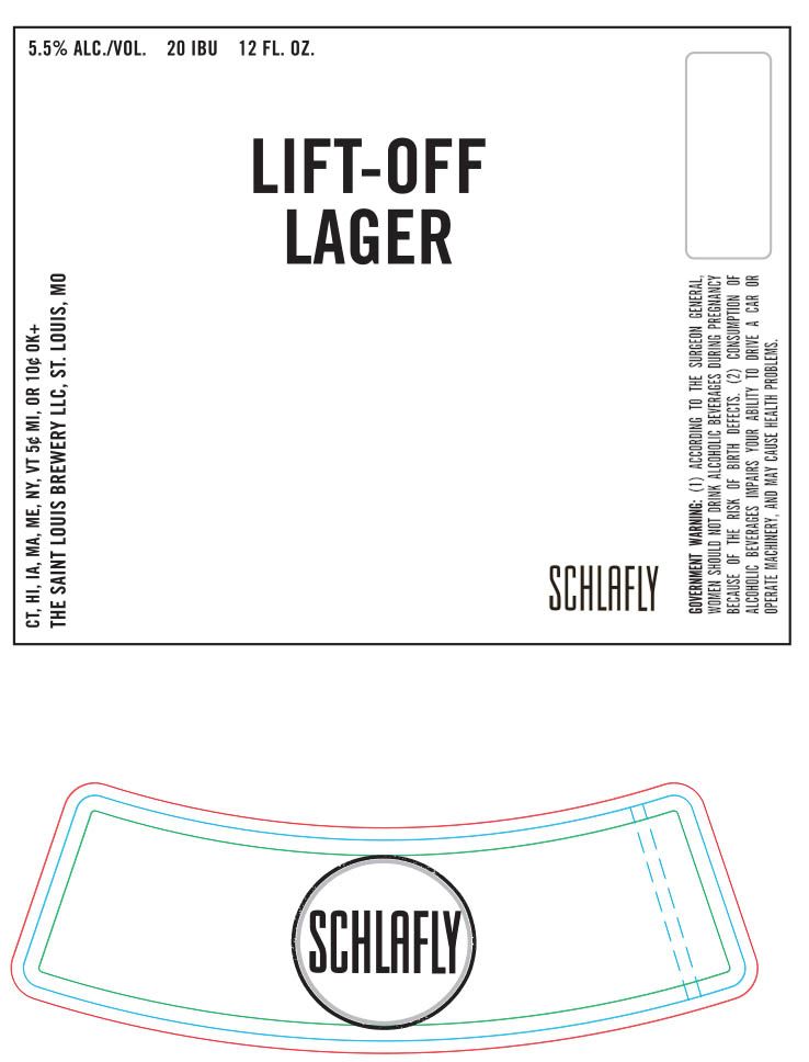 Lift-Off Lager — full label as filed with TTB