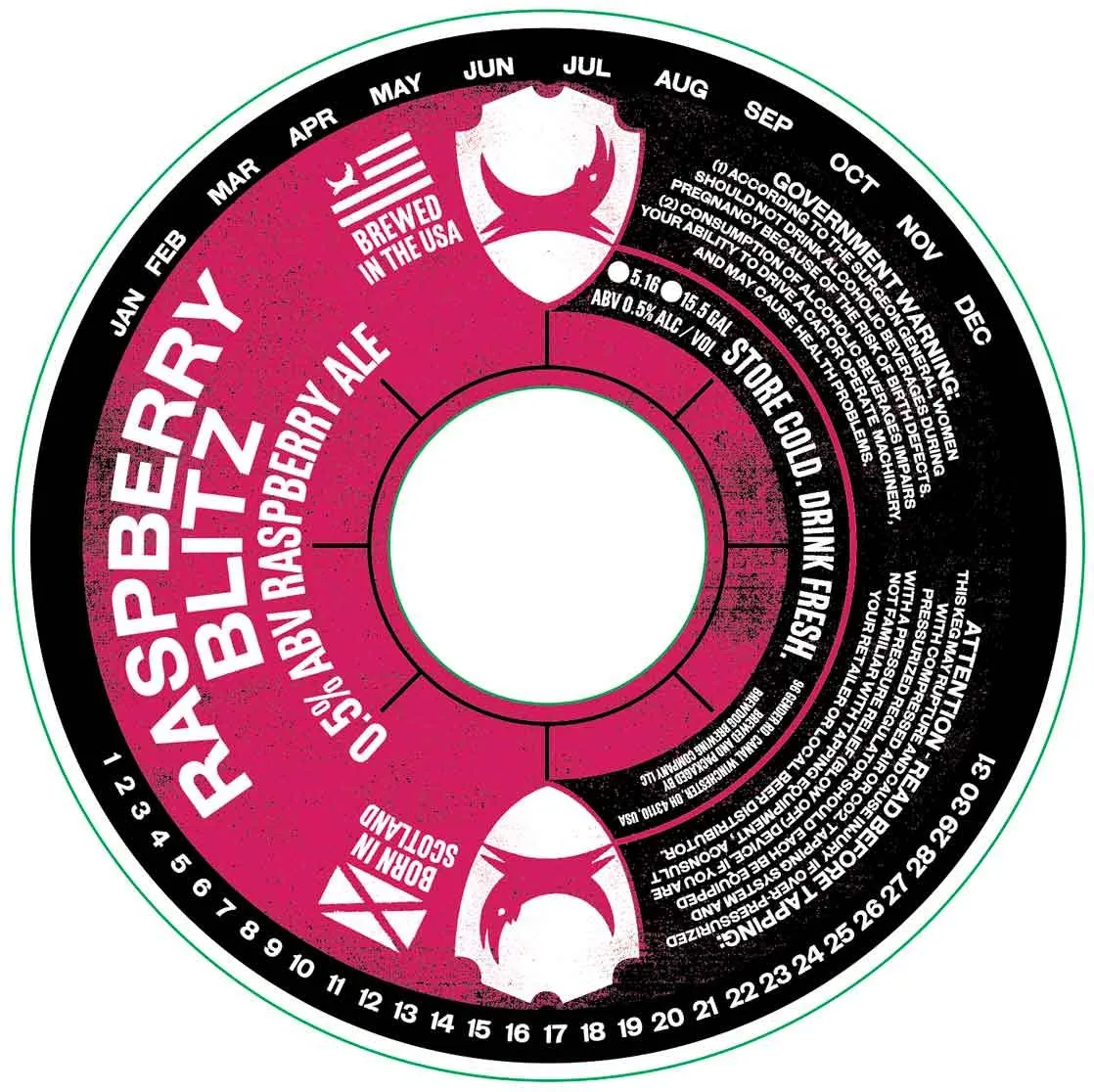 Raspberry Blitz label