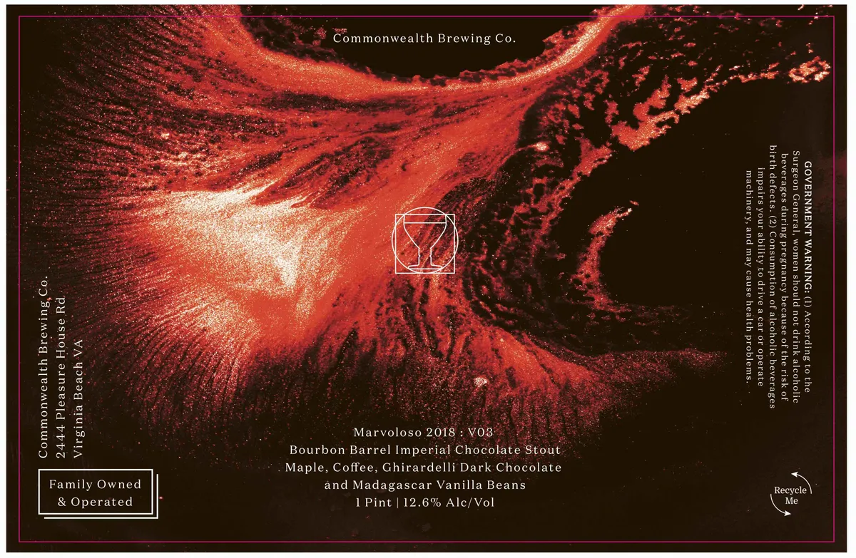 Marvoloso 2018 : V08 label art — COMMONWEALTH BREWING CO