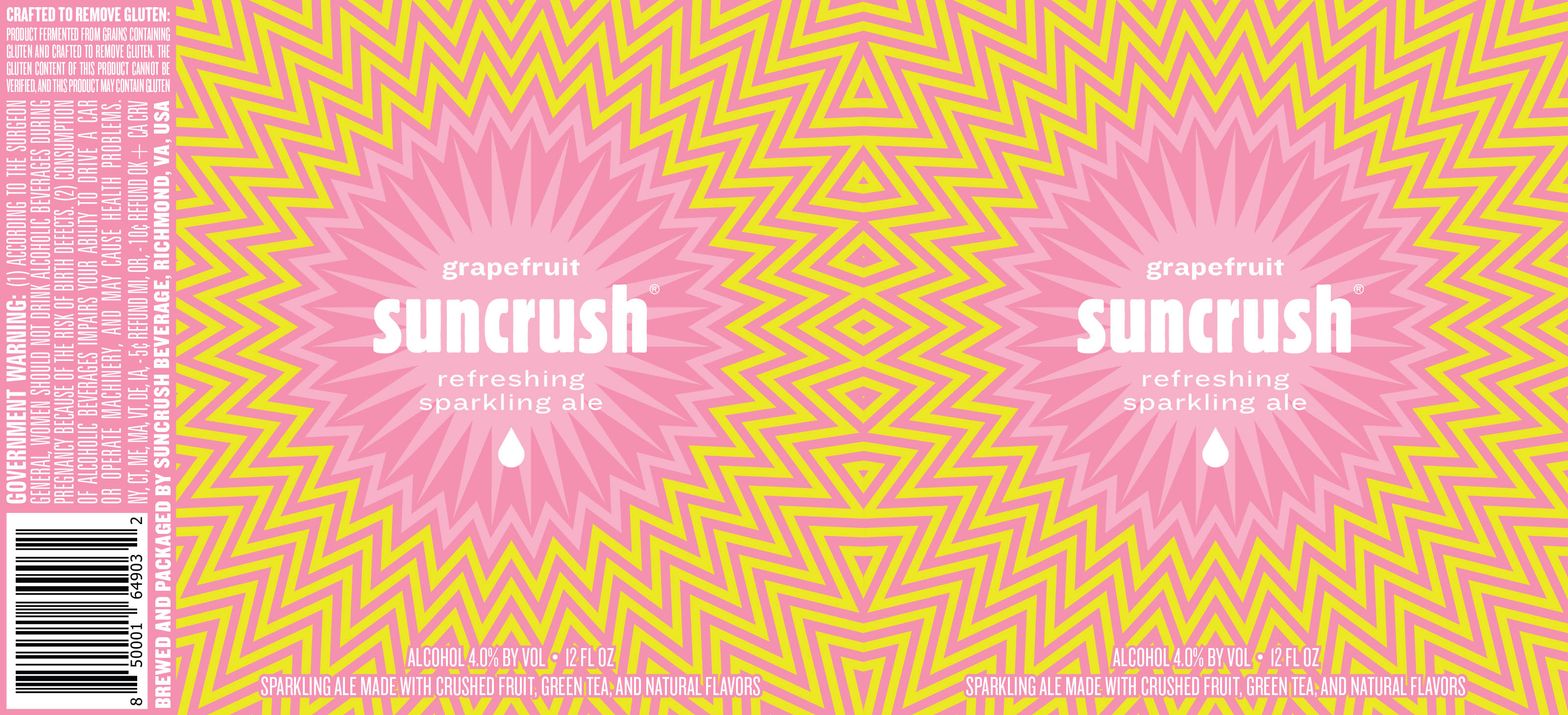 Grapefruit Suncrush — full label as filed with TTB