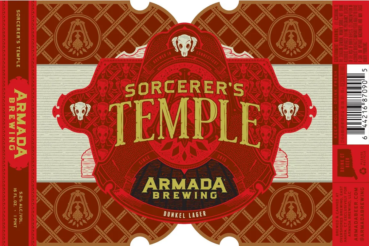 Sorcerer's Temple label art — ARMADA