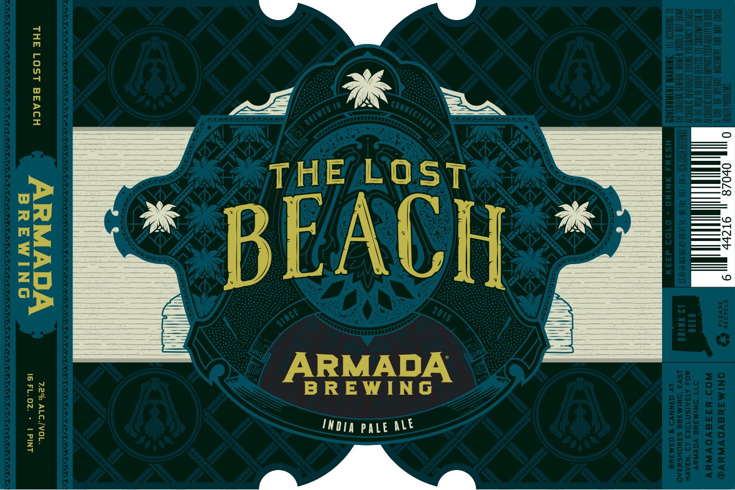 The Lost Beach — full label as filed with TTB