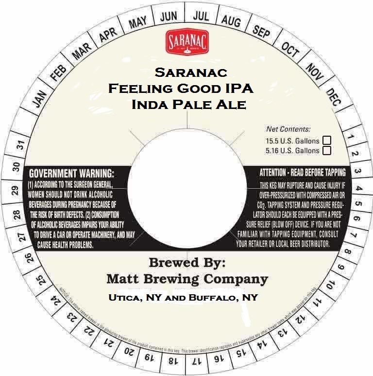 Feeling Good IPA — full label as filed with TTB