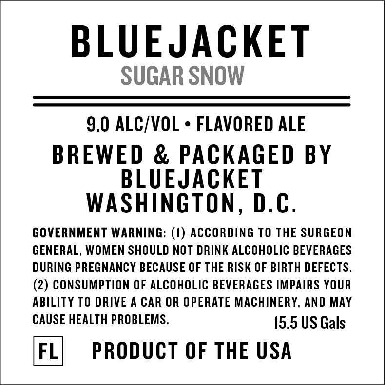 Sugar Snow — full label as filed with TTB