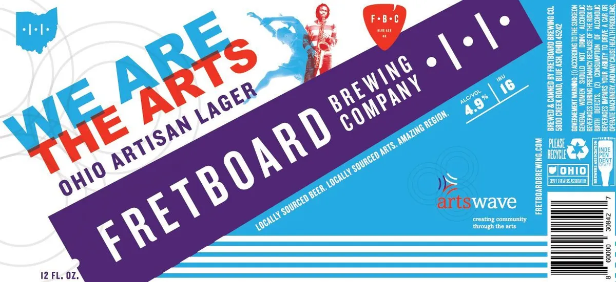 We Are The Arts — full label as filed with TTB