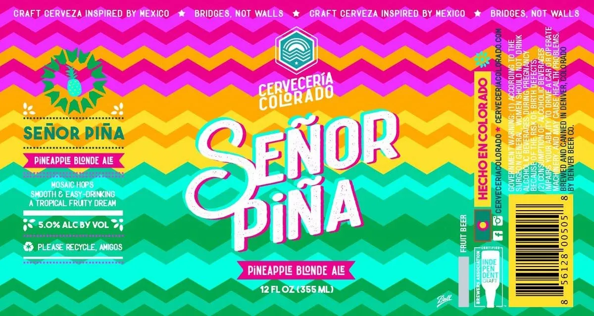 Señor Piña label