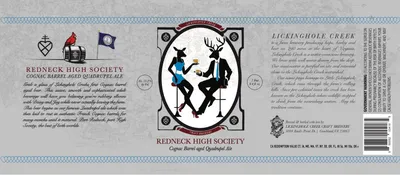 Redneck High Society label