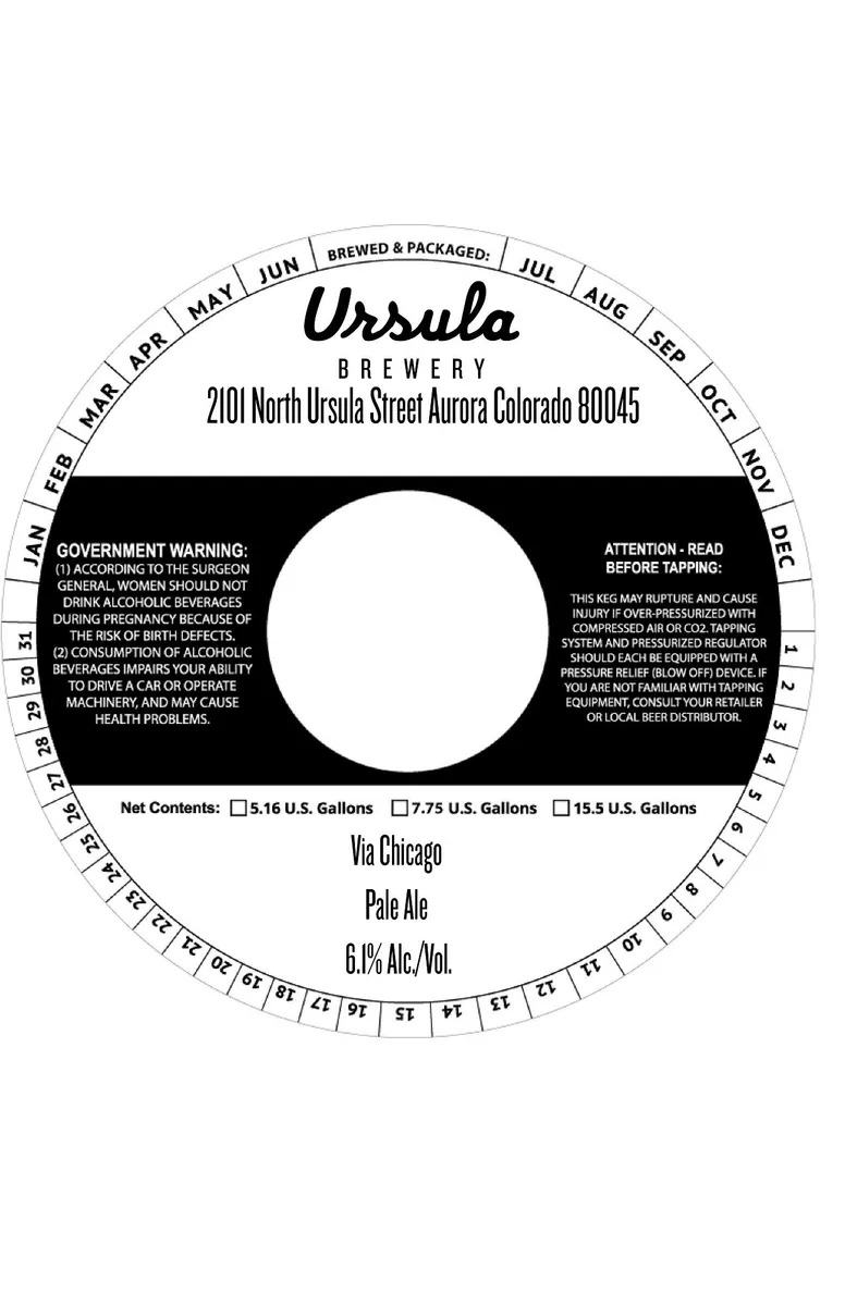 Via Chicago label