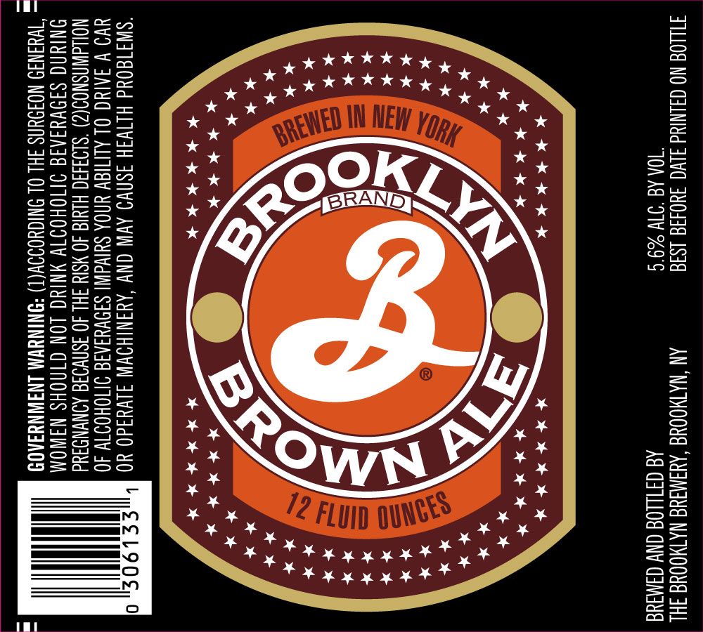 Brooklyn Brown Ale — full label as filed with TTB