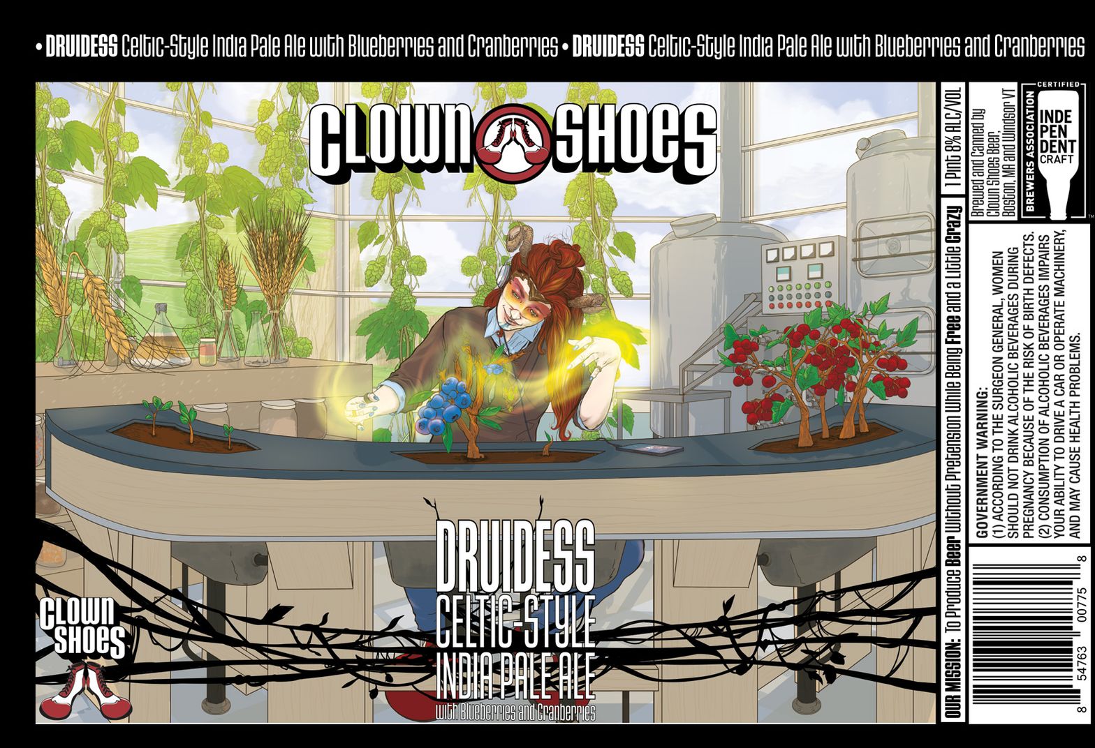 Druidess — full label as filed with TTB