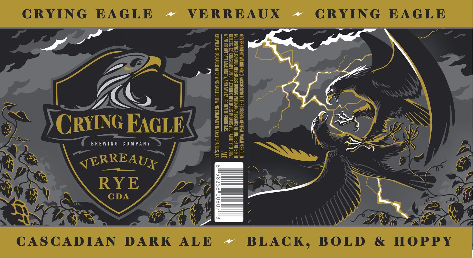 Verreaux Rye CDA — full label as filed with TTB