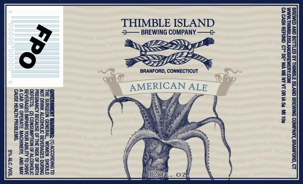 American Ale label
