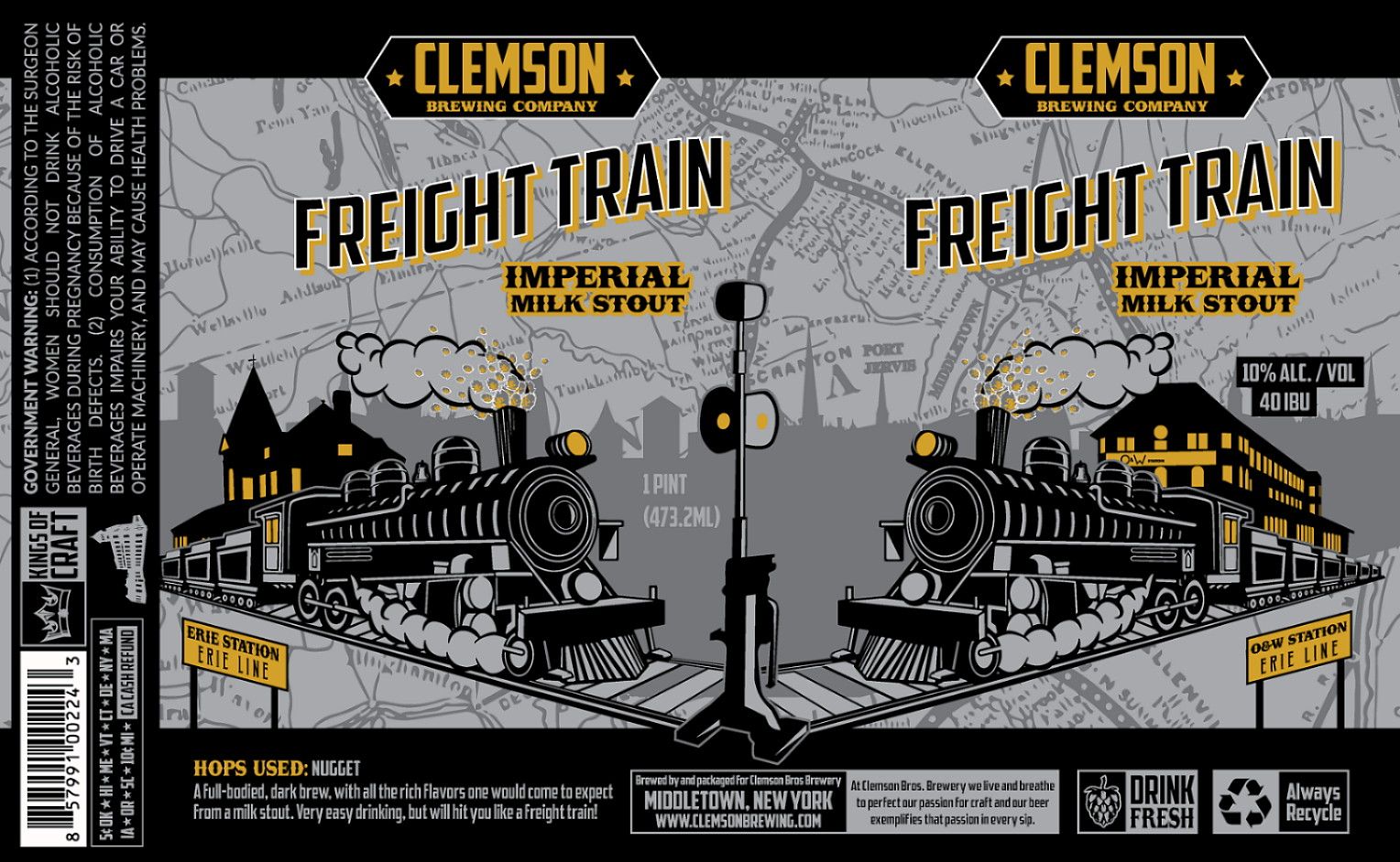 Freight Train — full label as filed with TTB