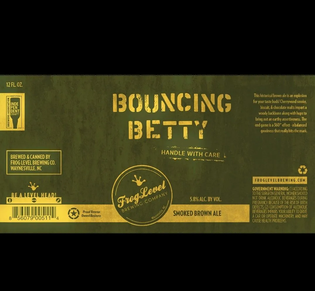 Bouncing Betty label