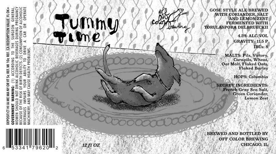 Tummy Time label