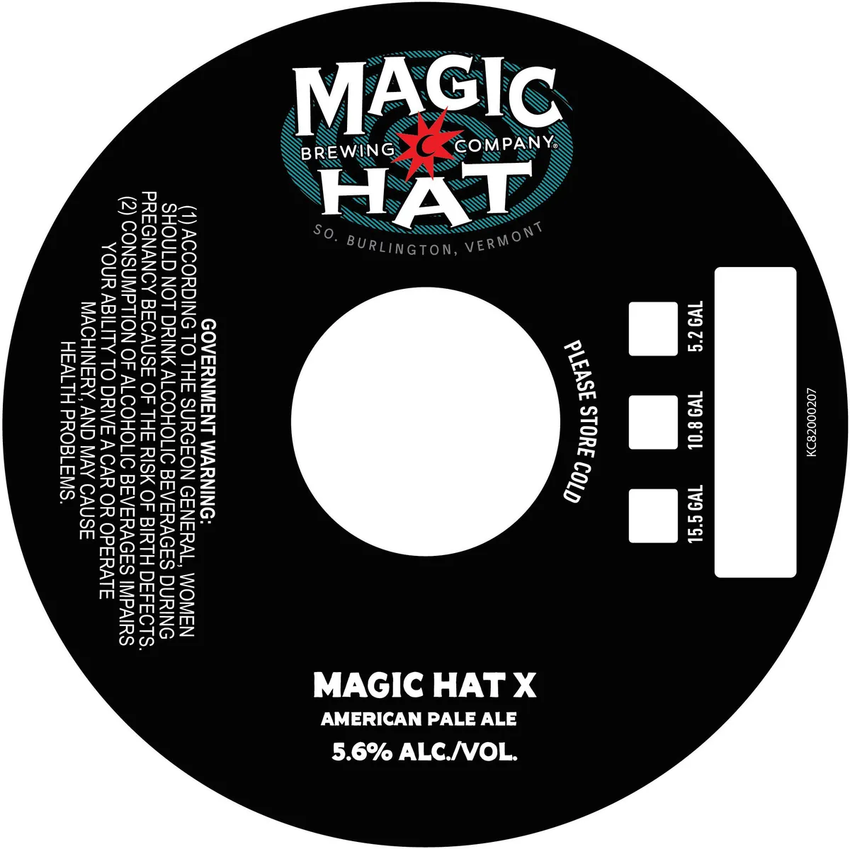 Magic Hat X label art — MAGIC HAT