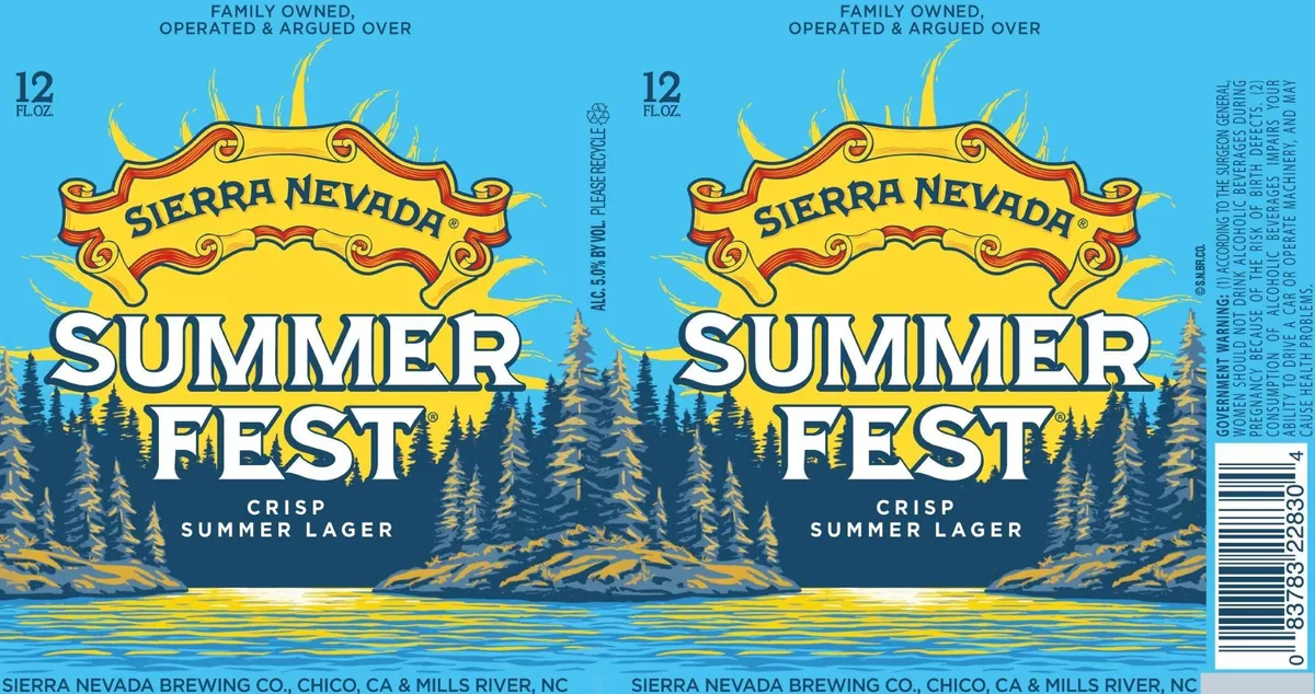 Summer Fest label art — SIERRA NEVADA