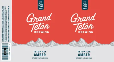 Teton Ale Amber label