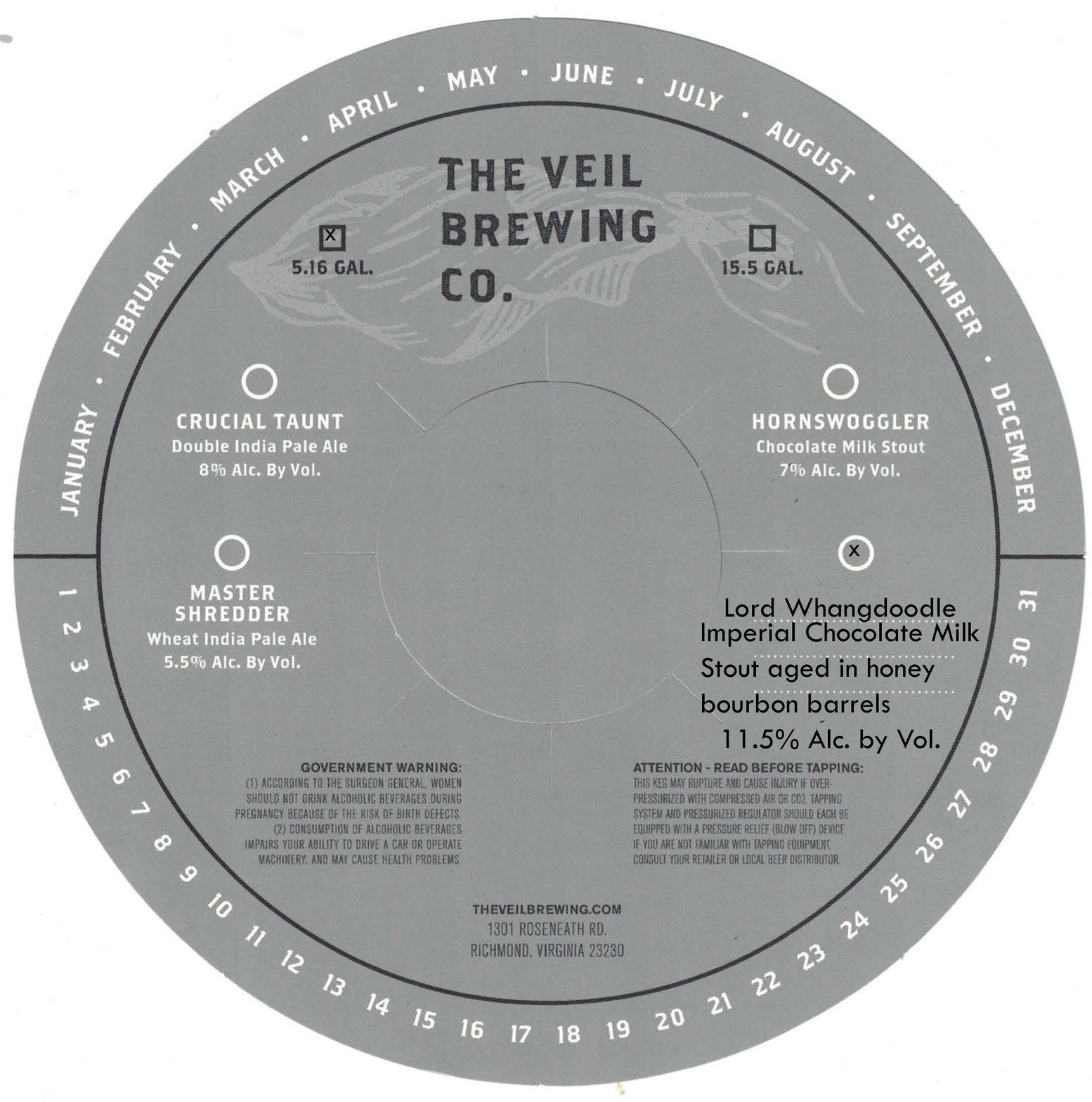 Lord Whangdoodle — full label as filed with TTB