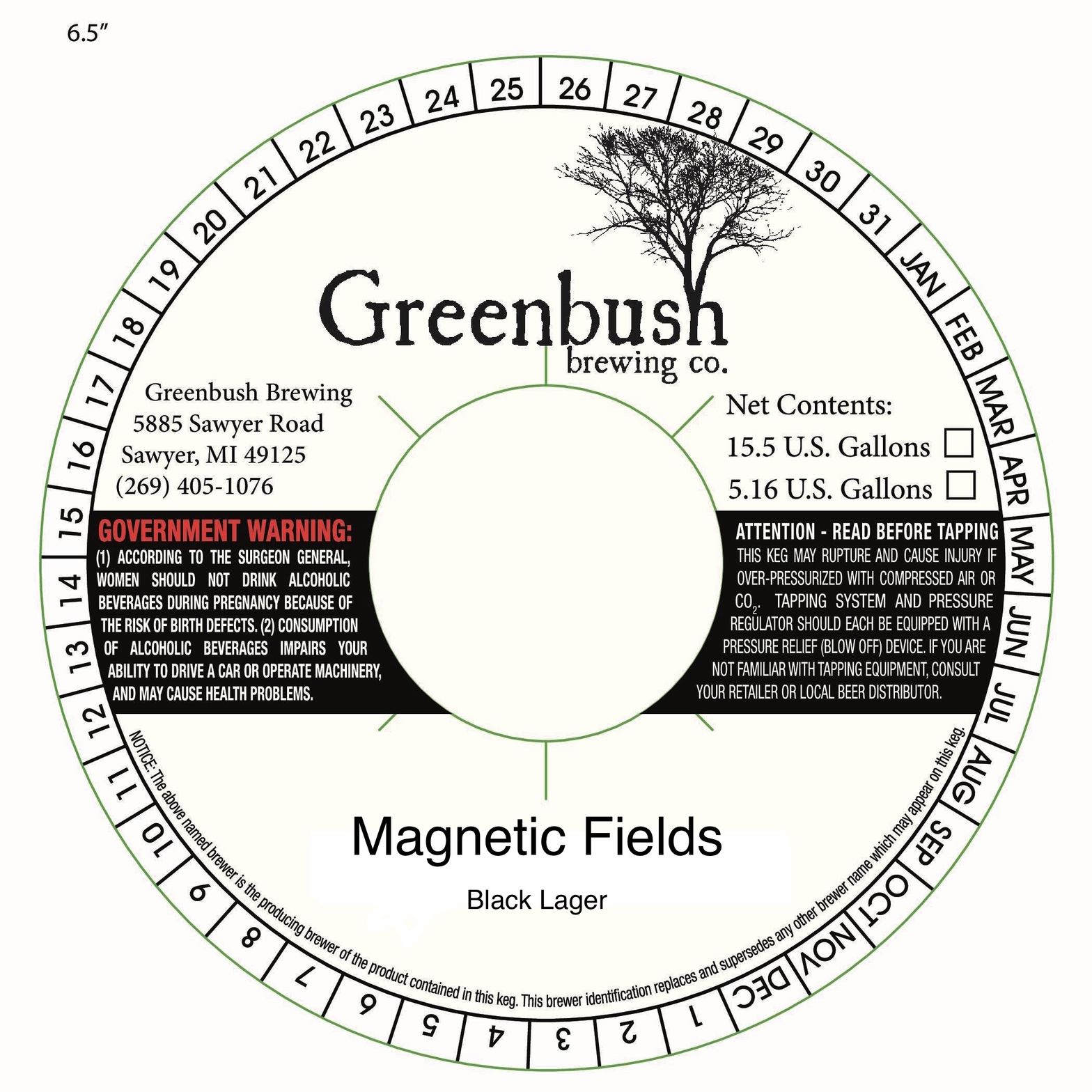 Magnetic Fields — full label as filed with TTB