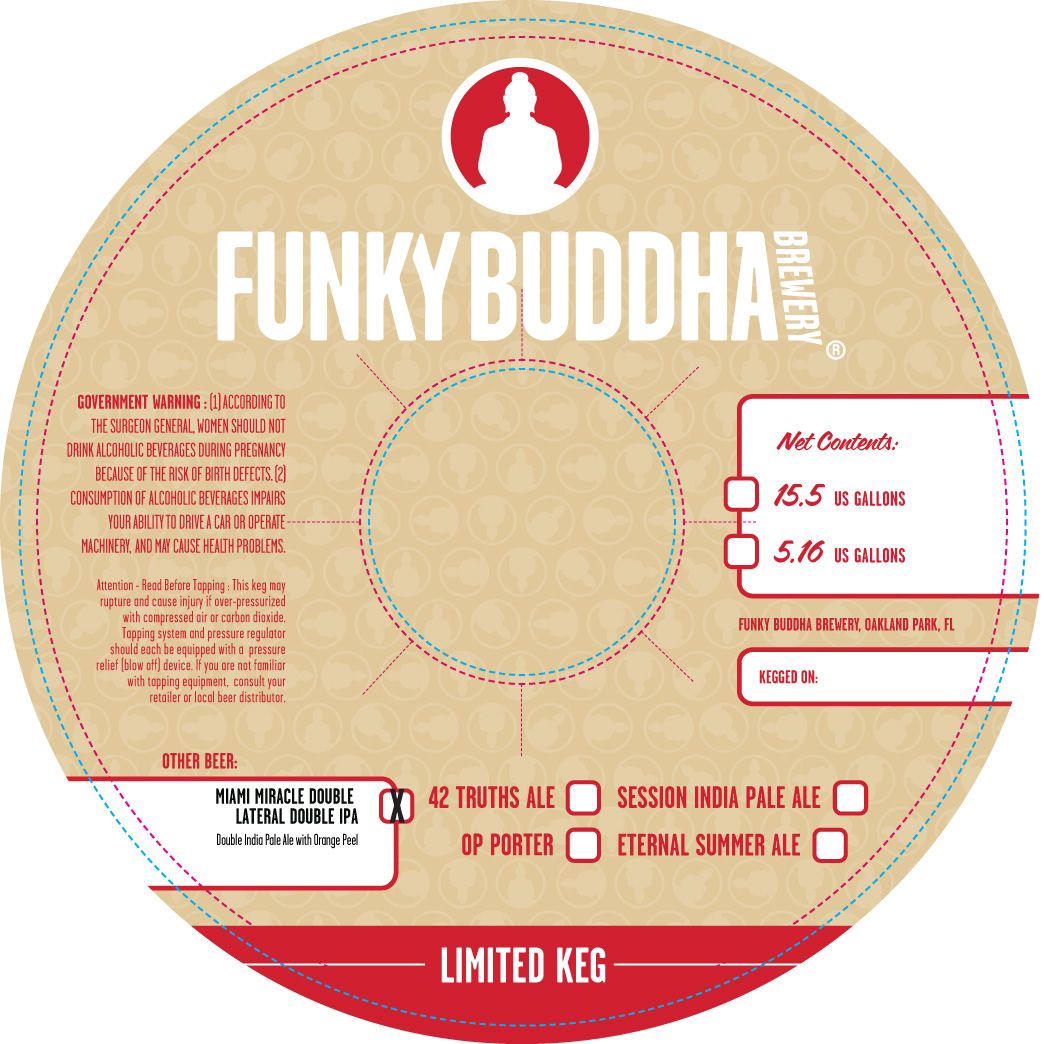 Miami Miracle Double Lateral Double IPA — full label as filed with TTB