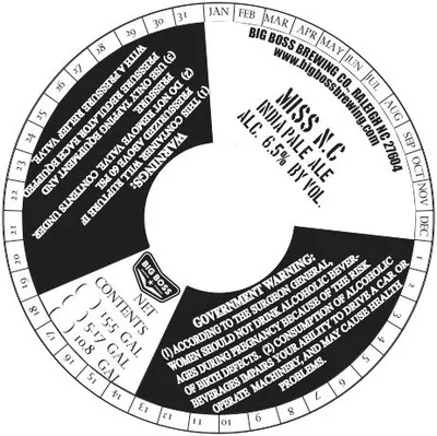 Miss N.C. label