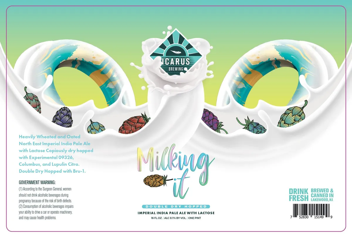 Milking It Double Dry Hopped label