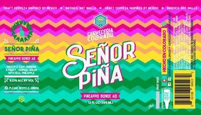 Señor Piña label