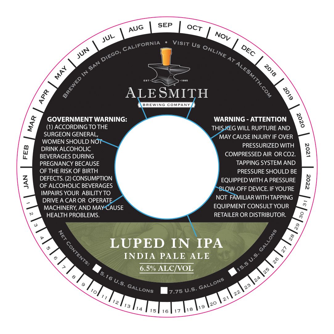 Luped In IPA — full label as filed with TTB