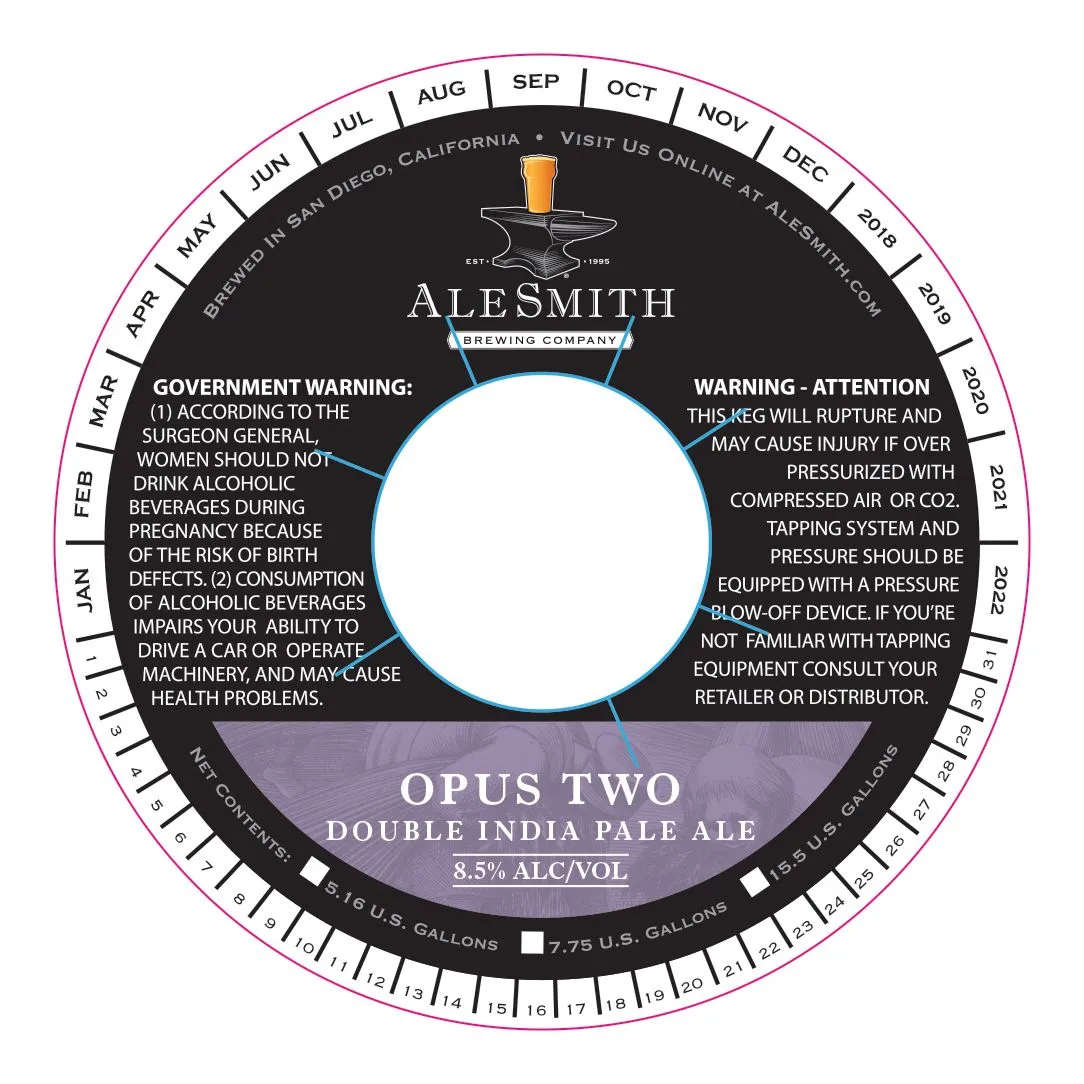 Opus Two label art — ALESMITH