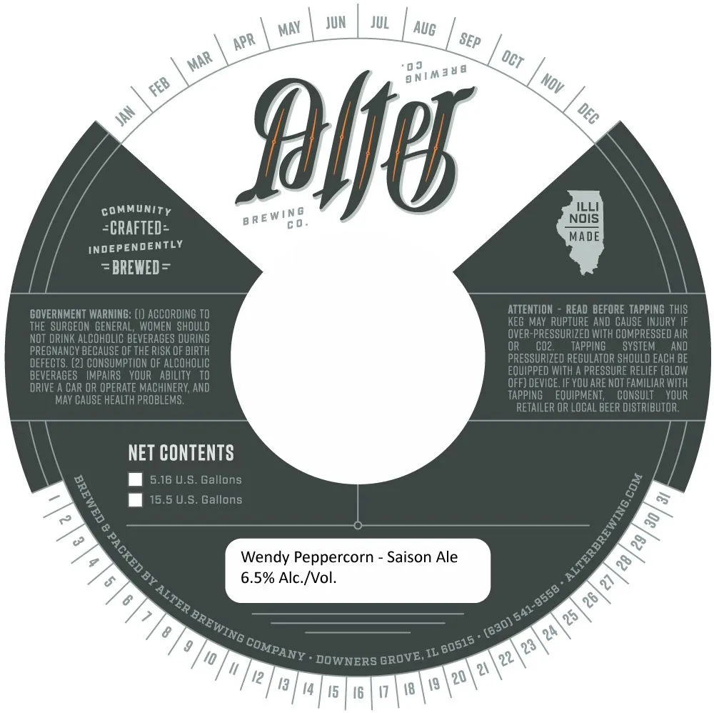 Wendy Peppercorn label