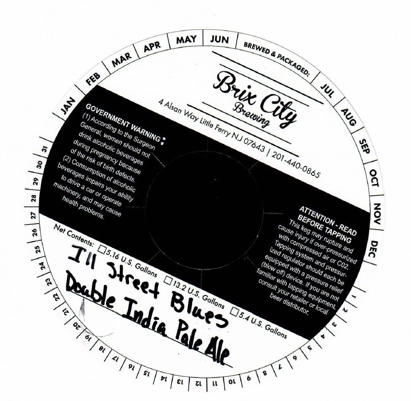 Ill Street Blues — full label as filed with TTB