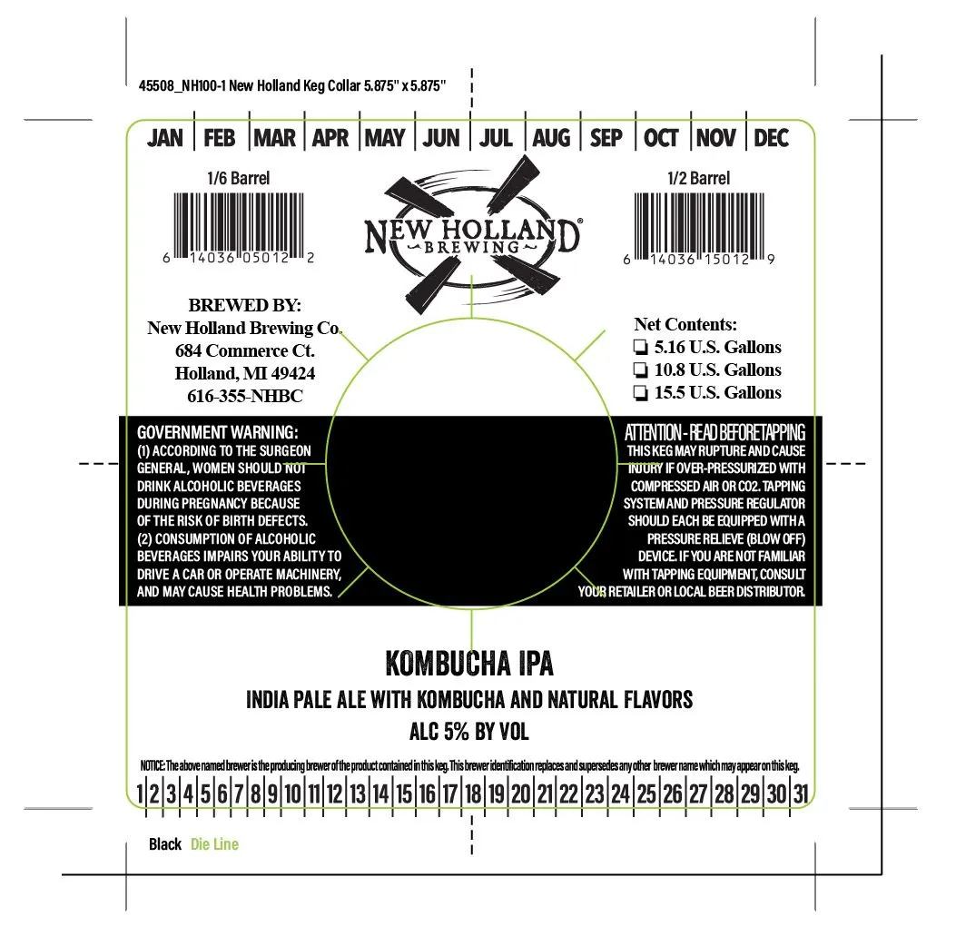 Kombucha IPA label