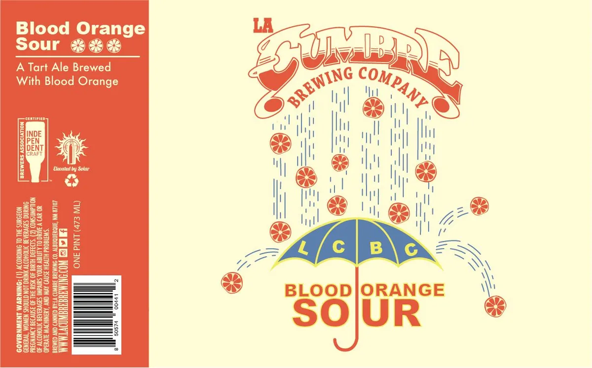 Blood Orange Sour label