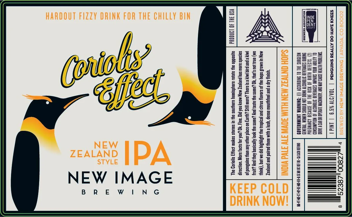 Coriolis Effect label art — CORIOLIS EFFECT