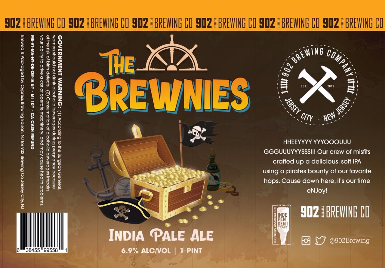 The Brewnies — full label as filed with TTB