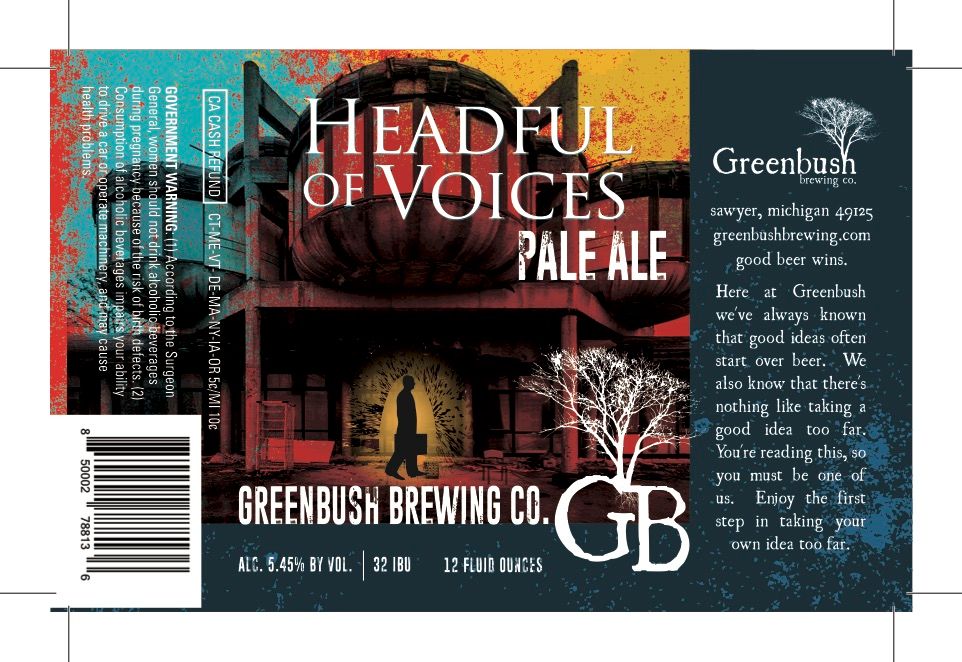 Headful of Voices — full label as filed with TTB
