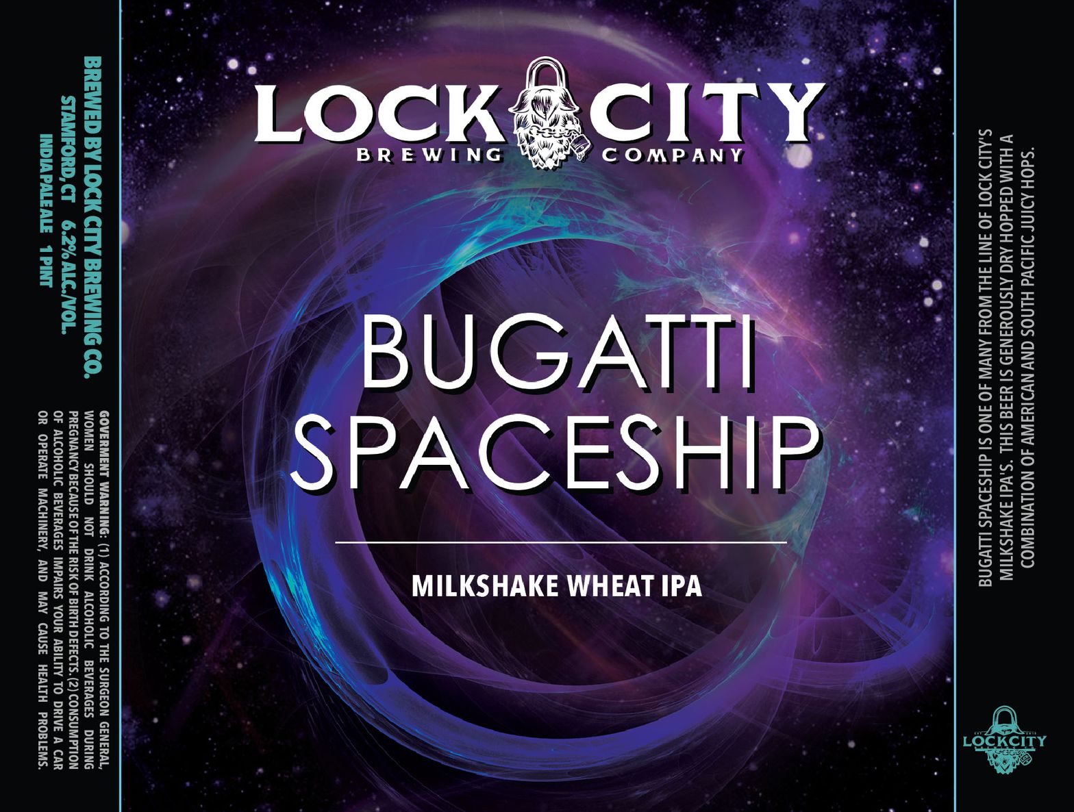 Bugatti Spaceship — full label as filed with TTB