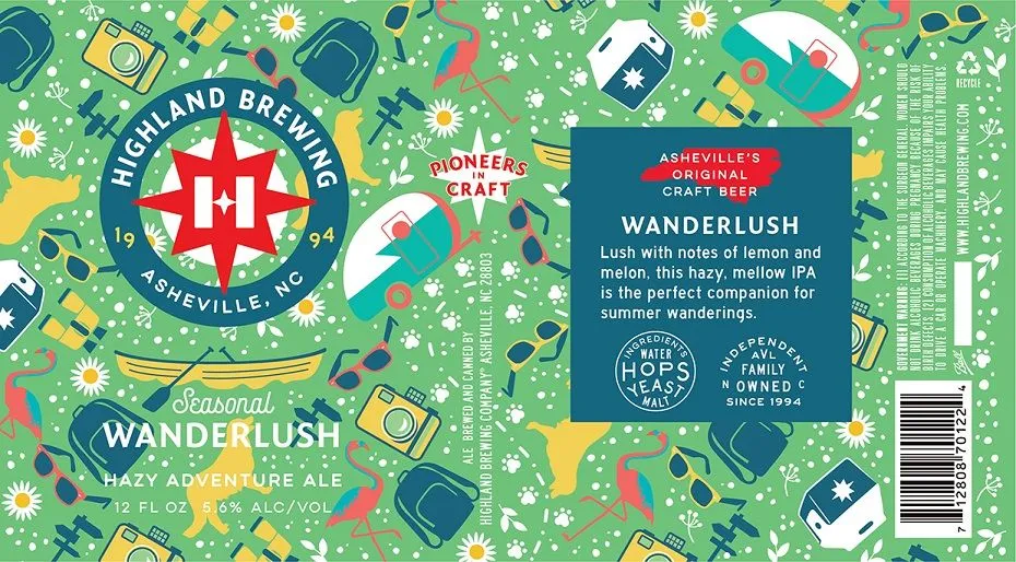 Wanderlush label