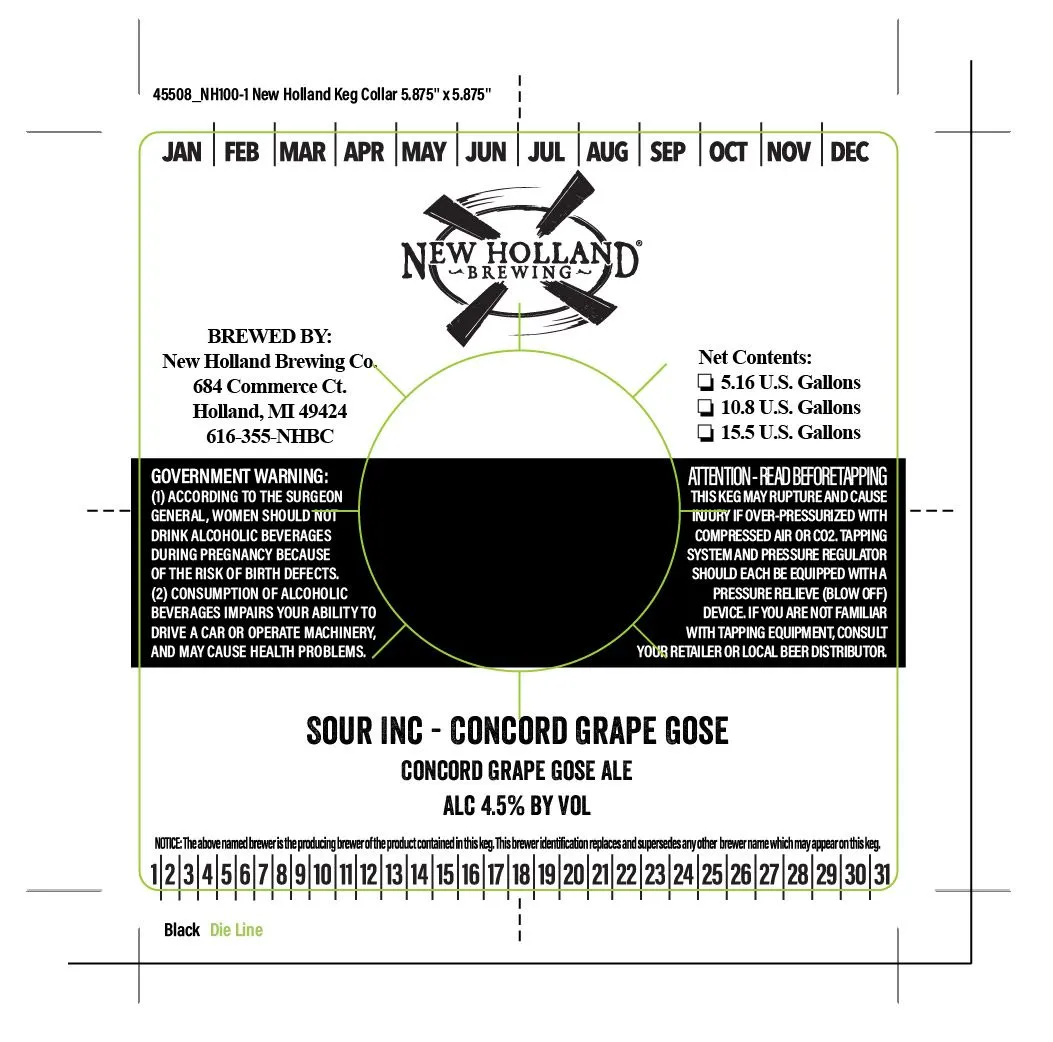 Concord Grape Gose label