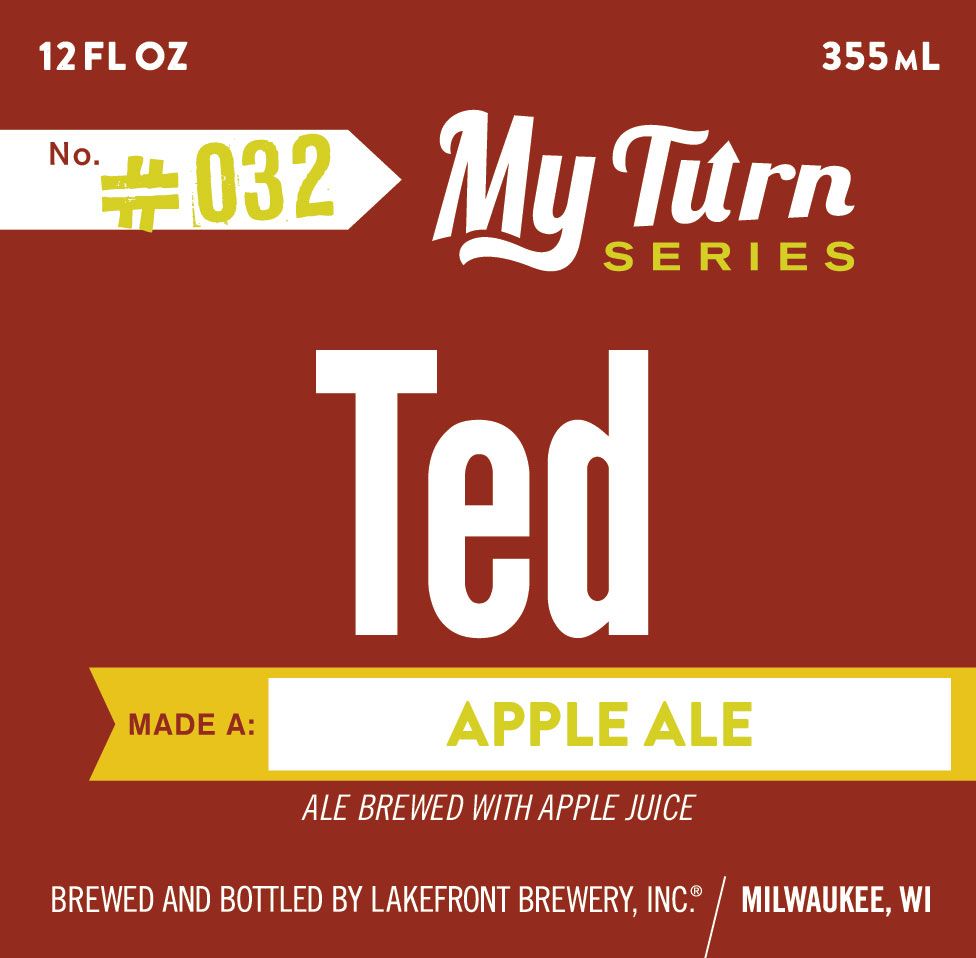 My Turn Ted — full label as filed with TTB